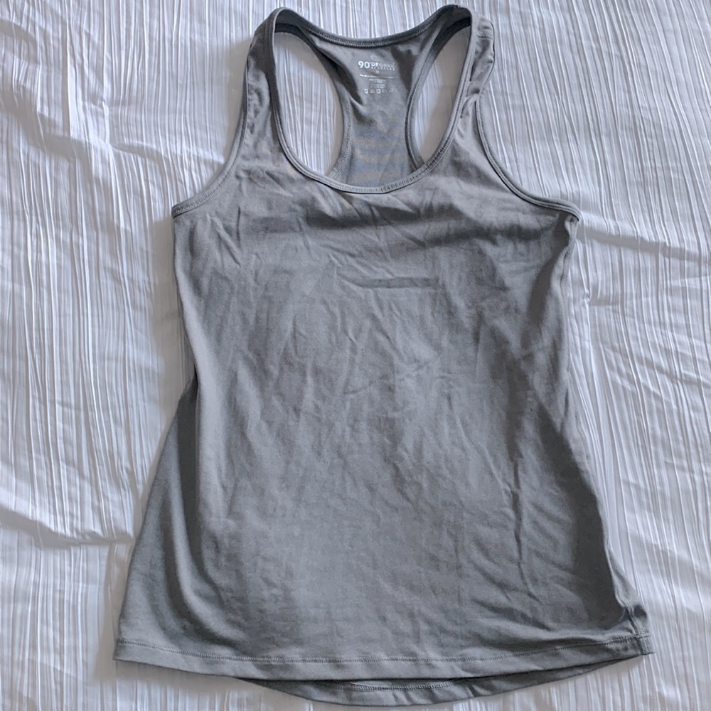 Womens grey workout tank